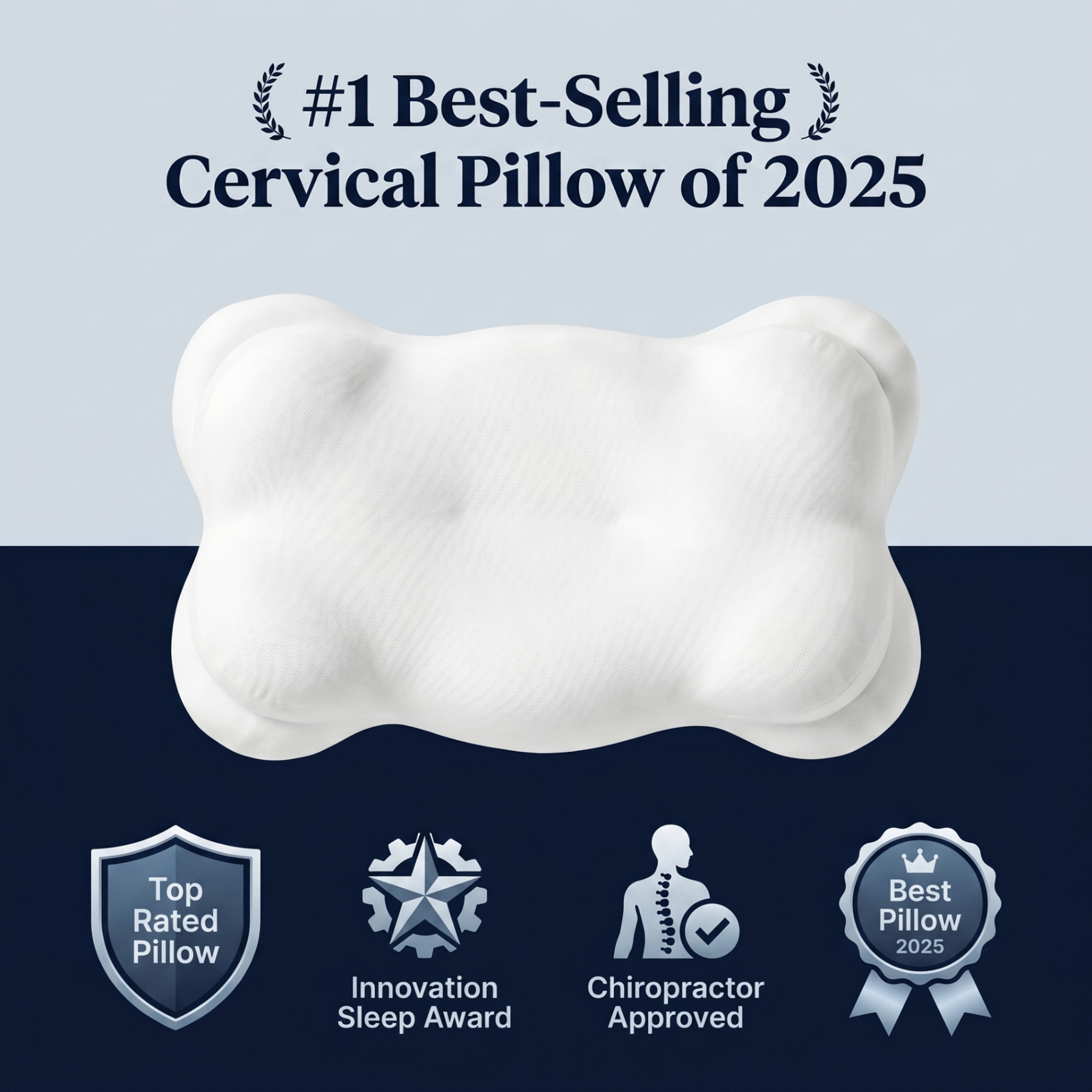 #1 Best-Selling Cervical Pillow of 2025